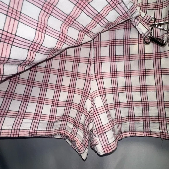 Rue21 Pink and White Checkered Top - Picture 3 of 6